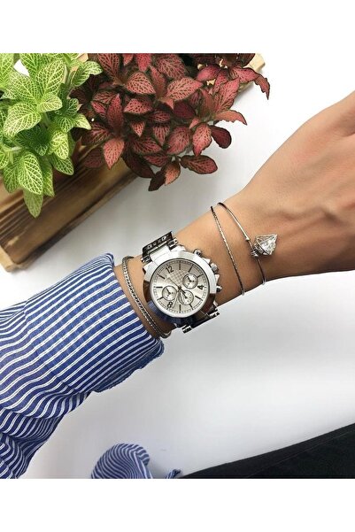 ÇENÇEN Analog Minimal Kol Saati Çelik Klips Kordon