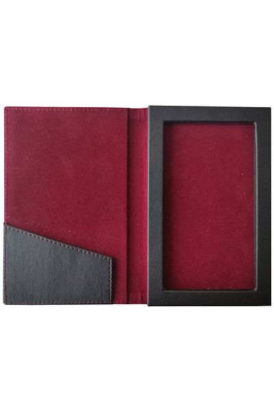 ankara menü (5 Pieces) 21x14 Leather Account Receiving Pad Box, with Change Box, Ticket, Suede