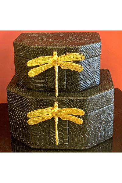 By Ari Ev Dekorasyon Double Dragonfly Box Set Ku147-2