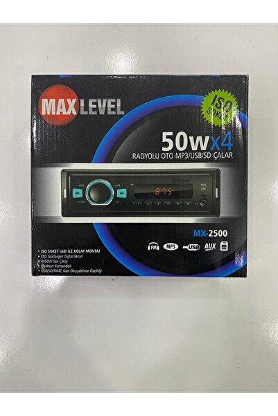 Universal Bluotoohtlu Çift Usb Li Çift Amfi Çıkışlı 4x50 Wat Oto Teyp Uyumlu