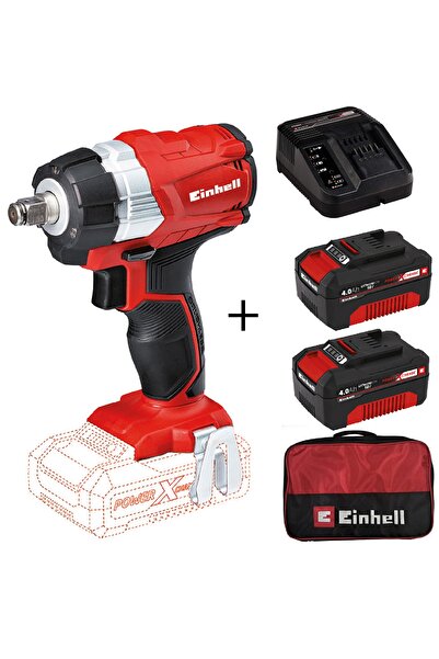 Einhell Te-cw 18 Li Bl Akülü Darbeli Somun Sıkma + 2x4ah Starterkit + Bez Çanta