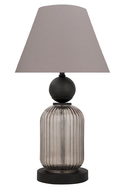 MINIMAL ETICARET VE BILGI TEKNOLOJILERI Lotus Opal Black Glass Cone Lampshade