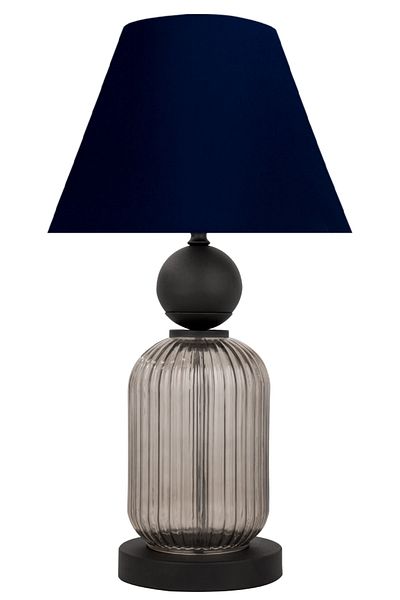 MINIMAL ETICARET VE BILGI TEKNOLOJILERI Lotus Opal Black Glass Cone Lampshade