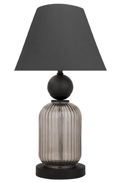 MINIMAL ETICARET VE BILGI TEKNOLOJILERI Lotus Opal Black Glass Cone Lampshade