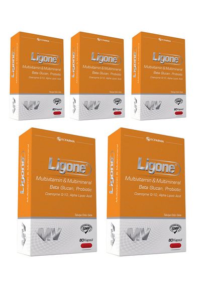 Ligone بيتا جلوكان - 60 كبسولة 5x عبوة زر