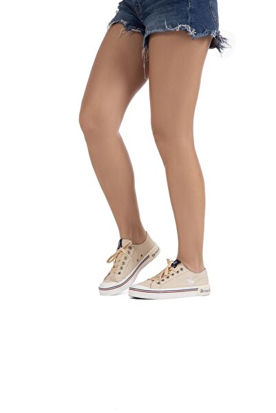 Polo نادي بيفرلي هيلز®| Po-10142-3374 بيج - حذاء رياضي نسائي