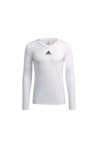 adidas Ανδρικό μπλουζάκι προπόνησης με μακρυμάνικο ποδόσφαιρο Team Base Tee Gn5676 Λευκό