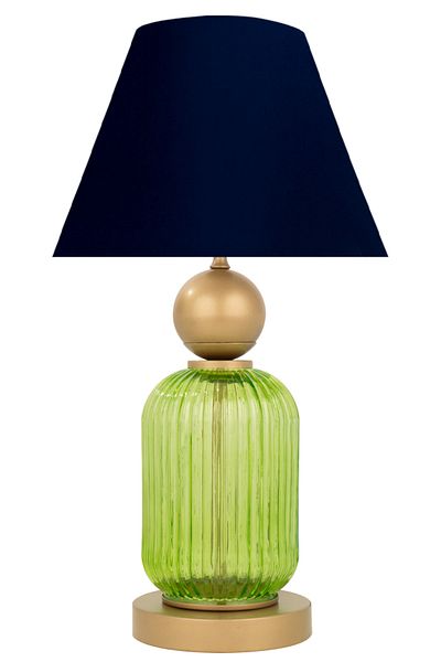 MINIMAL ETICARET VE BILGI TEKNOLOJILERI Lotus Forest Green Glass Cone Lampshade