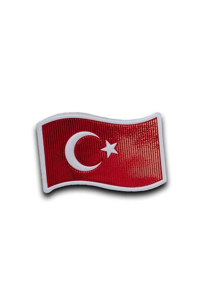 Safari AVM Dalgalı Türk Bayrağı Kol Arması Patch