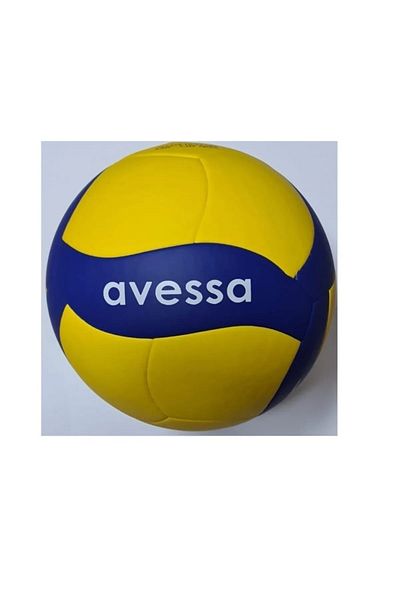 AVESSA مجموعة Vl 500 مكونة من 3 كرات للكرة الطائرة من مادة البولي يوريثين الناعمة المربوطة 3 بطانة من الجلد + مضخة + هدية كم