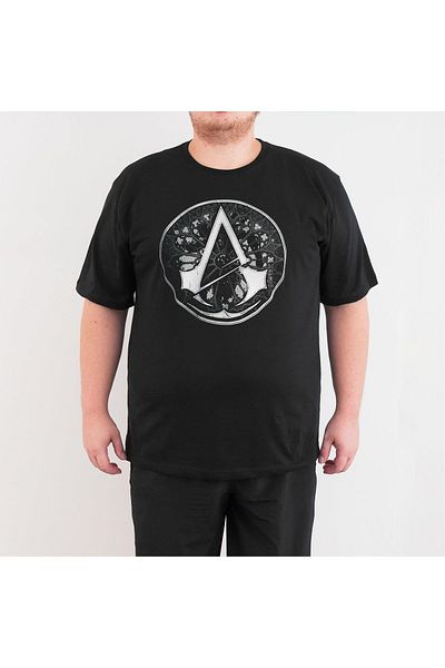 Bant Giyim Assassin's Creed 4XL - Men's Black Big Size T-Shirt