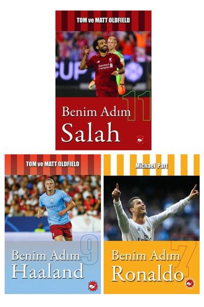 Beyaz Balina Yayınları Benim Adım Serisi Futbolcular 3 Kitap Set / Salah - Ha...