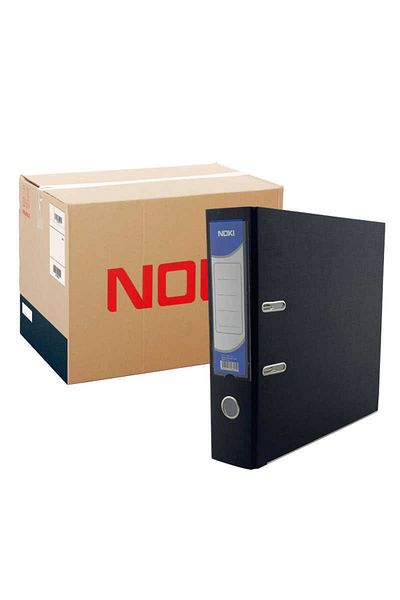 Noki 5 مجلدات بلاستيكية سوداء ضيقة