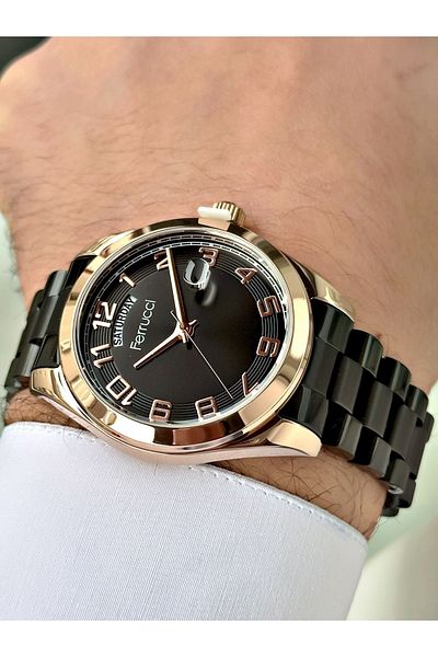 Ferrucci Calendar Men's Wristwatch 3 Atm Waterproof