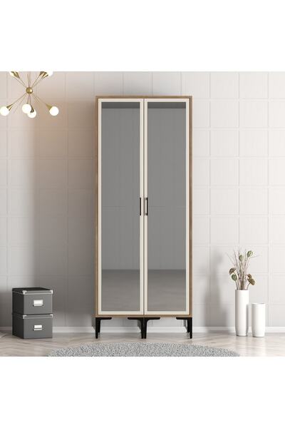 Variant Mobilya Kumsal 2 Kapılı Gardrop Rr - Krem