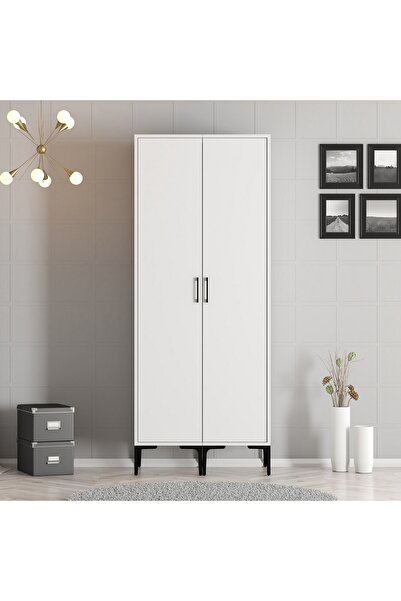 Variant Mobilya Kumsal 2 Kapılı Gardrop Ss - Beyaz