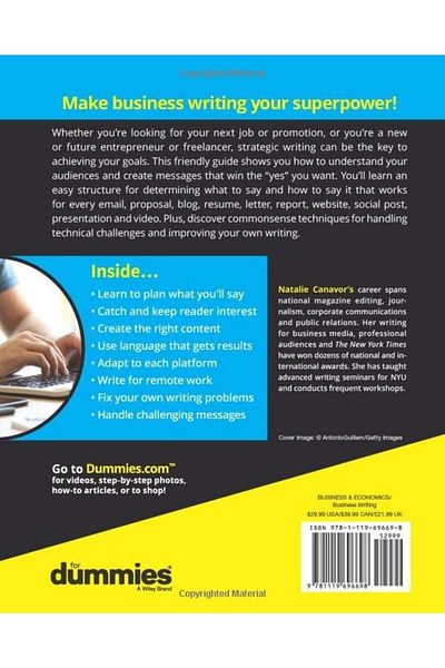 Kolektif Kitap Business Writing For Dummies (for Dummies (business & Personal Finance))