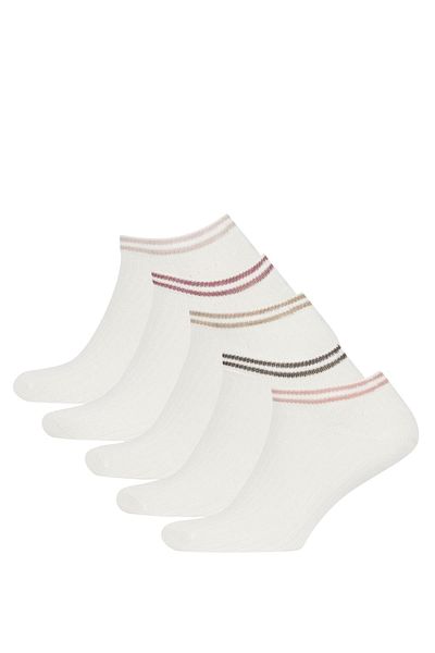 DeFacto 5-teiliges Damen-Booties-Set aus Baumwolle Z7554azns