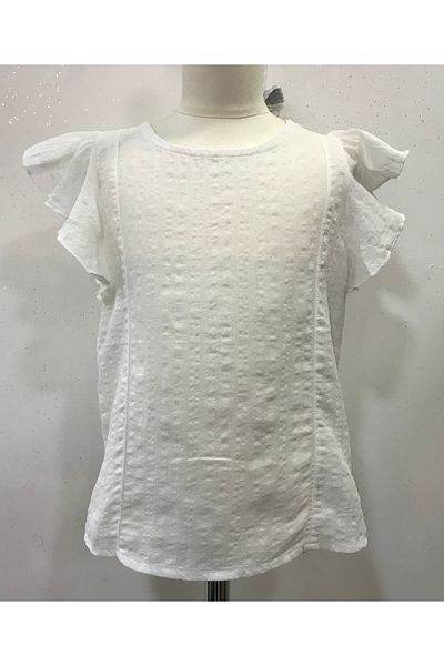 Çikoby Girl's Back Bow Blouse