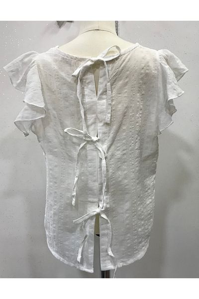 Çikoby Girl's Back Bow Blouse