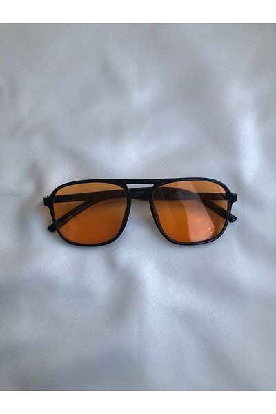 DSN Harvey Orange Sunglasses Uv Protection Unisex