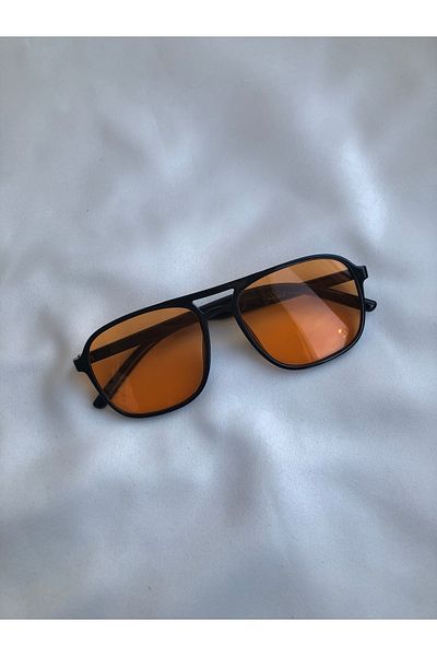 DSN Harvey Orange Sunglasses Uv Protection Unisex