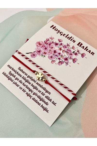 Farah Butik Marteniçka Wish Bracelet-red Destiny Bracelet-gift Bracelet-luck Bracelet-women's Bracelet