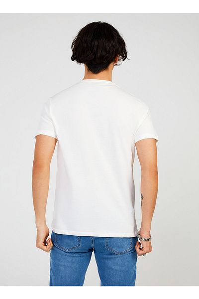 The Crow Ανδρικό μπλουζάκι με στάμπα Crew Neck Tc7114