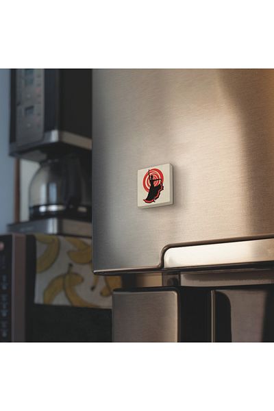 BAKSEPETE Spanish Flamenco Dancer Printed Natural Stone Magnetkrg-063 Refrigerator Ornament