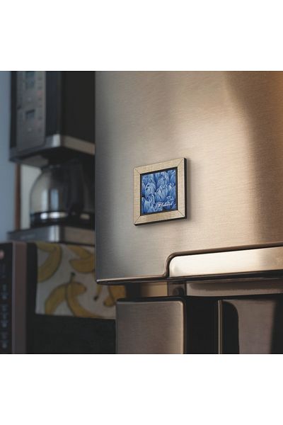 BAKSEPETE Netherlands Tulip Image Printed MDF Magnetkrg-025 Refrigerator Ornament