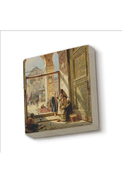 Sadrazam Πόρτα του μπουνιού της μέντας Gustav Bauernfeind, 1890 Εκτυπωμένη φυσική πέτρα Magnetkrt-134 Στολίδι ψυγείου