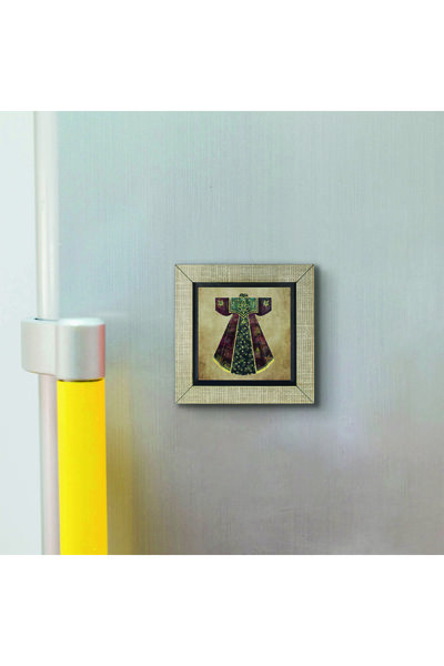 Sadrazam Ottoman Palace Kaftani Printed Mdf Magnetkrt-083Refrigerator Ornament