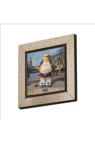 BAKSEPETE Haagse Harry Olanda Personaj de benzi desenate imprimat MDF Magnetkrg-042 Ornament pentru frigider