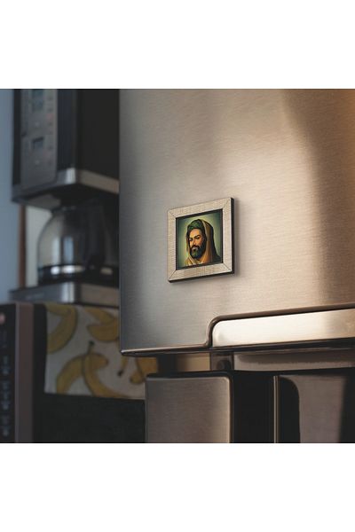 BAKSEPETE Hz. Hüseyin Tasviri Imprimat MDF Magnetkrg-082 Ornament pentru frigider