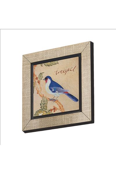 Sadrazam Στολίδι Ψυγείου Istanbul Bird Printed MDF Magnetkrt-068