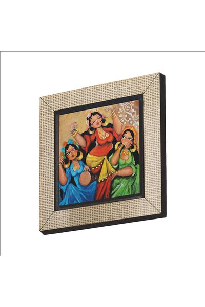 BAKSEPETE Ornament pentru frigider cu imprimeu MDF Magnetkrg-145 pentru femei care dansează