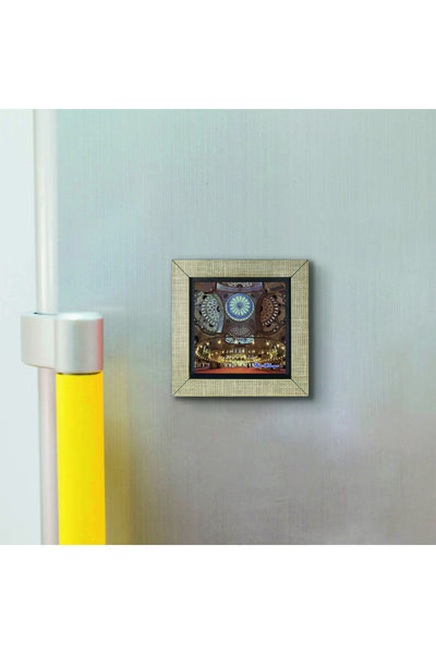 Sadrazam Sultanahmet Mosque Printed MDF Magnetkrt-016 Refrigerator Ornament