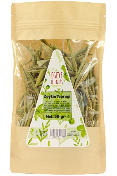 EGEYE DÖNÜŞ Yeni Mahsül Ayıklanmış Kuru Zeytin Yaprağı Bitki Çayı) - 50 Gr. 1...