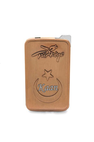 Genel Markalar Ay Yıldız Temalı Eskitme Bakır Renk Manyotorlu Metal Çakmak