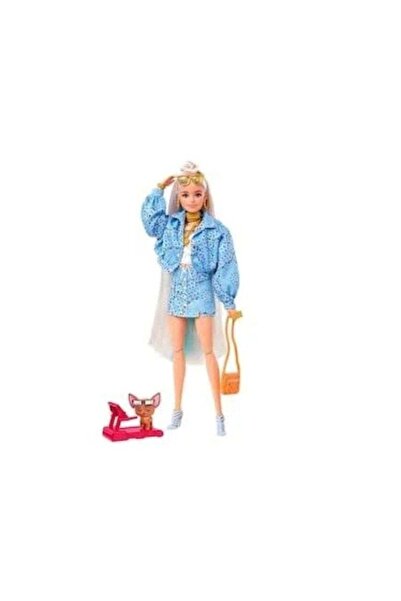 mattel Barbie Extra - Mavi Takımlı Bebek