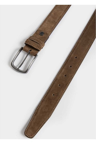 Boris Becker Tan Color Suede Belt