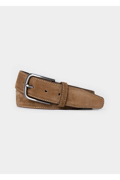 Boris Becker Tan Color Suede Belt