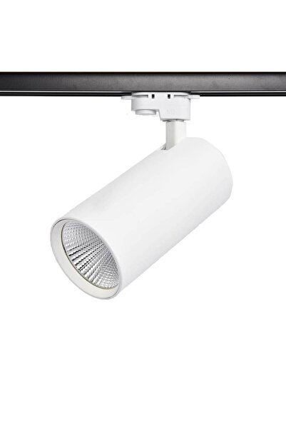 Mimarled Silindir Philips Ledli 30w Beyaz Trifaze Ray Spot Gün Işığı Işık 3000k.