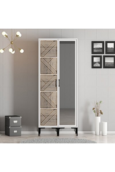 Variant Mobilya Kumsal 2 Kapılı Gardrop Pr - Beyaz