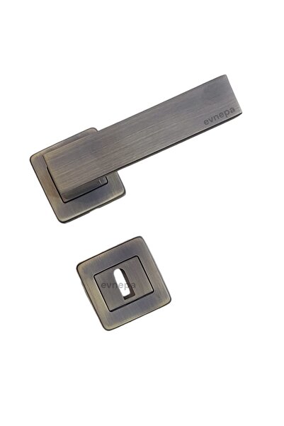 evnepa Kapı Kolu Antik Sarı Oda Rozetli Orkide