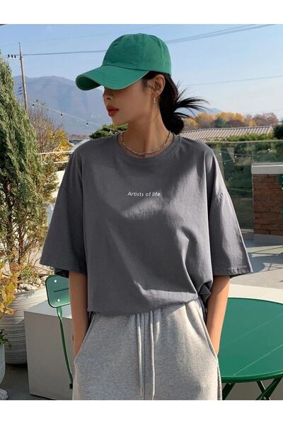 MOONBULL Μπλουζάκι με στάμπα Oversize Smoked Artists Of Life