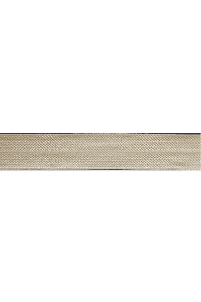 Hayal Sepeti Fold Piping Rubber - Tan Beige Shiny Width 1.5cm Laundry Rubber