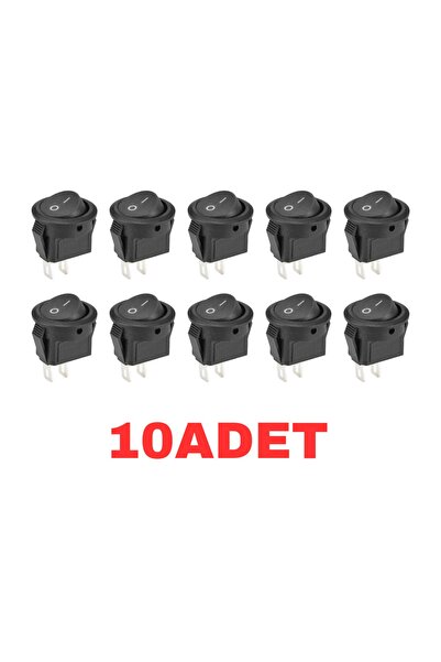 CupGel Aç Kapa 1-0 Çıt Çıt Düğme 12v 10 Adet Anahtar Düğme