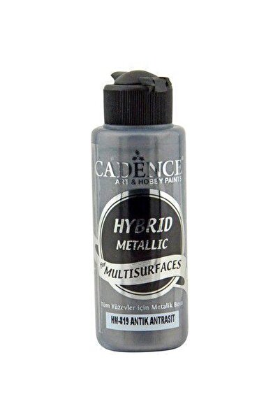 Cadence Hybrid Metalik Boya Antik Antrasit 120ml N:hm-819