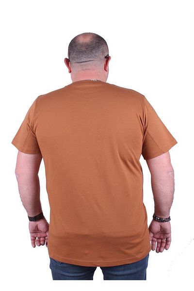 MocGrande Ανδρικό μπλουζάκι με στάμπα - Mink, Large Size, Never 23135